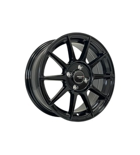 AKD-A59071-01 15 İnç 4x100 Clio i20 Micra Uyumlu ET35 73.1 Black 15 inç Jant Takımı (4 Adet)