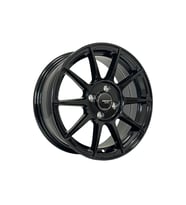 AKD-A59071-01 15 İnç 4x100 Clio i20 Micra Uyumlu ET35 73.1 Black 15 inç Jant Takımı (4 Adet)
