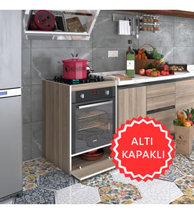 Kenzlife ankastre modülü kabini berilyum crd fırın ocak dolabı kapaklı