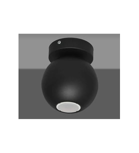mylights siyah spot tekli küre ampullu gun ısıgı aplik armatür avize plpfonyer avize
