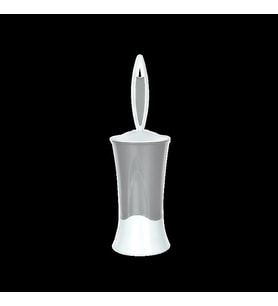 Titiz TP-139 Kristal Plastik Fırçalı Wc Tuvalet Klozet Fırçası Fırça Takımı - 1 Adet