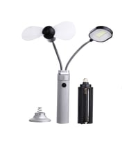 Şarjlı Pervaneli Mıknatıslı LED Masa Lambası Taşınabilir Çok Fonksiyonlu Aydınlatma WT-093