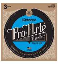D’Addario EJ46-3D Pro-Arte Klasik Gitar Tel Seti 3’lü Paket Hard Tension
