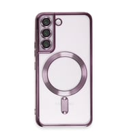 Galaxy S22 Kılıf Kross Magneticsafe Kapak - Mor