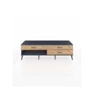 Hyperion TV Ünitesi 3 Çekmeceli  176x44x51 Antrasit-Antrasit/Çam