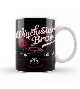 Supernatural Winchester Bros Kupa Bardak Porselen