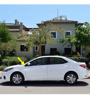 Toyota Corolla 2014-2019 Sol Dış Ayna Önü Üçgen Plastik Kapak