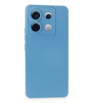 Newface Xiaomi Redmi Note 13 Pro 5G Kılıf Nano içi Kadife Silikon - Mavi