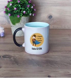 Öğretmenler Günü Hediyesi Kupa Bardak Sihirli