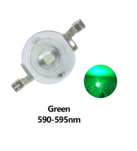 1 Watt 350mA Yeşil Power Led PCB 10 Adet