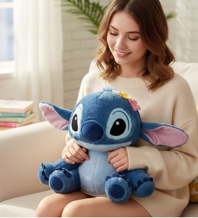 Özel Seri Sevimli Mavi Peluş Stitch Oyuncak - 50 cm