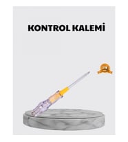 Mey İthalat® 110-220V Elektrik Test Kalemi Korozyona Dayanıklı Nikel Kaplamalı