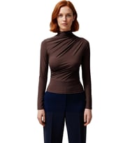 Moda Kare Yaka Örme Slim Düz Desen Casual Günlük Crop Kısa Kol Bluz