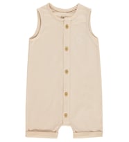 Civil Baby Yıldız Nakışlı 3-12 Ay Tulum - Kahverengi