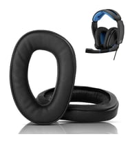 Sennheiser GSP300,GSP301,GSP302,GSP303,GSP305,GSP350,GSP370 Uyumlu Yedek Kulaklık Pedi (Siyah)