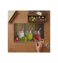 Renkli Smoothie İçecekler Tasarımı 240 parça Ahşap Puzzle Ahşap Kutuda MP01313