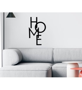 BK Home Home Duvar Yazısı-1 (Siyah)
