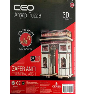 Ceo Ahşap Puzzle 25 Parça Zafer Anıtı