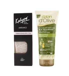 Kalyon Tırnak Beyazlatıcı Cila + Dalan Tüp Krem 20 Ml