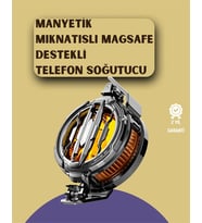 Northcity Mobil Oyun Telefon Fanı - Sessiz Soğutma ve LED Işık Efekti