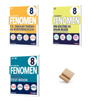 Fenomen LGS 2027 İnkılap Tarihi Din ve Test Book 3lü Set Soru Bankası + Telefon Standı