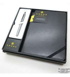 Cross Century II Kurşun Gri Roller Kalem + Defter Seti  Cross Kalem  İsme Özel Kalem