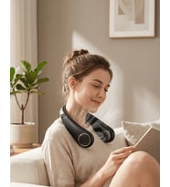 Gizli Turbo Tasarımlı Sessiz Çalışan Boyun Fanı