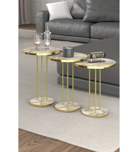 Zigon Sehpa Terra Gold Efes