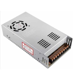 Mervesan MRW-360-12 360W 12V 30A Metal Kasa Adaptör (Siyah)