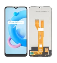 Oppo Realme C15 ile Uyumlu Lcd Ekran Dokunmatik Rmx2180 (Siyah)