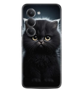 Xiaomi Redmi 15 Kılıf Boutique Baskılı Resimli Tombul Kedi Pcode -003