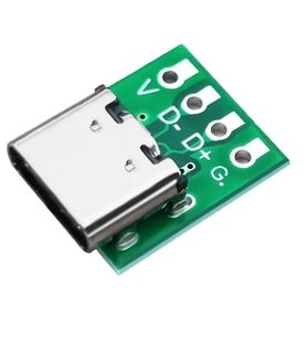 USB Type C 4 Pin DIP Çevirici Pcb Usb Dip Adaptör Kart
