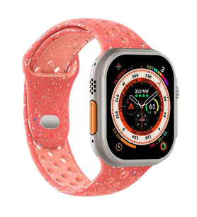 Microsonic Apple Watch Series 10 46mm Kordon Flame Circle Yavruağzı (Yavruağzı)