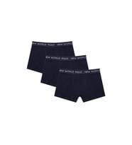 Basic 3'lü Boxer Lacivert Slim Fit Boxer Set 23SSM1001