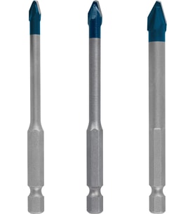 Bosch Professional 3 Parça Expert Hex-9-Hardceramic Matkap Ucu Seti (Sert Fayanslar, Ø 5-8 Mm, Akses