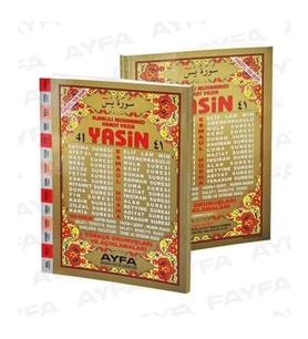 41 YASİNİ ŞERİF TÜRKÇE OKUNUŞLARI İLE RAHLE BOY - AYFA YAYINLARI