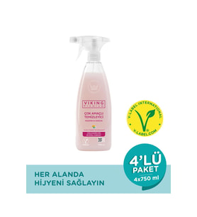 Viking Premium Çok Amaçlı Yasemin & Vanilya 750 Ml 4 Adet