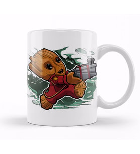 Baby Groot Super Tiny Groot     Kupa Bardak Porselen