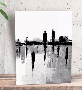 BK Gift Gray Morning Tasarımlı Dekoratif Mini Kanvas Tablo 15x20cm-1