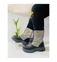 Trendyshose 04335 Ferumarlı Soğuk Geçirmez Bot (Gri)