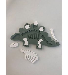 Stegosaurus  Dinazor Çocuk Okul Kreş Eğitici Öğretici Sevimli Puzzle