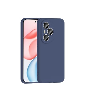 Honor 400 Pro Kılıf Lansman Tasarım İç Yüzeyi Kadife Silikon (Lacivert)