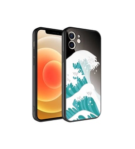 Apple iPhone 11 Uyumlu Kılıf Kamera Korumalı Desenli Sert Silikon Zore Epoksi Kapak (Model 9)