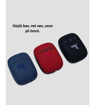 5W Kablosuz Bluetooth Hoparlör Güçlü Bas ve FM Radyo
