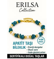Sertifikalı İnci ve Apatit Taşı Bileklik – Enerji Dengesi ve İlham (Çok Renkli)
