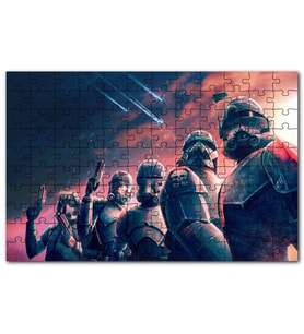 Cakapuzzle Yıldız Savaşları Stormtroopers Puzzle Yapboz MDF (Ahşap) (120 Parça)