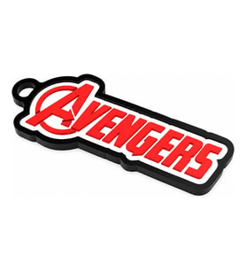 Avengers Yazılı Anahtarlık Sert Plastik Marvel Temalı Anahtarlık Anahtar Aksesuarı