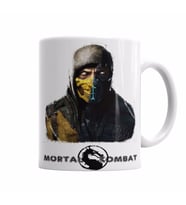 Mortal Kombat Scorpion and Sub Zero Kupa Bardak Porselen