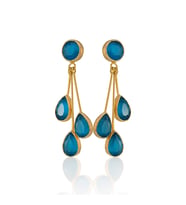 Kadir Jewellery 22 Ayar Altın Kaplama Vintage Küpe -El İşçiliği Ve Hipoalerjenik Küpe