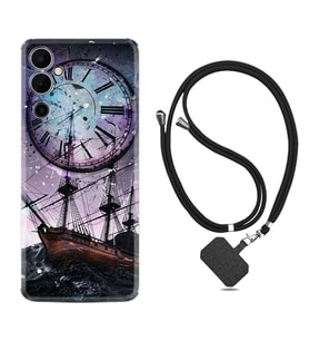 Tecno Pova Neo 2 Kılıf Silikon Boyun Askılı İpli Desenli Silikon Time 1749
